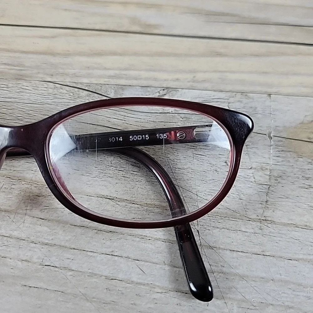 Burberry Eyeglasses B 2097 3014 Frames Only 50-15-135 Oval Red‎ Italy